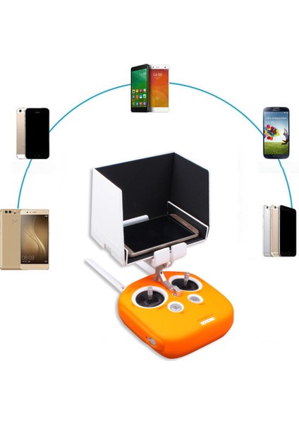 Sunnylıfe 3.5-5.5 Inç Güneşlik Djı Güneşlik Başlığı Cep Telefonu Güneşlik Uzaktan Kumanda Phantom 2 3 4 ve 4 Pro Inspire 1 (Yurt Dışından) fiyatları