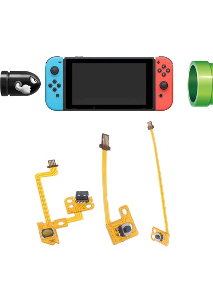 Nintendo Switch Joy Con Denetleyicisi Için Zr/zl/l Düğme Anahtar Şerit Flex Kablo Değiştirme (Yurt Dışından)
