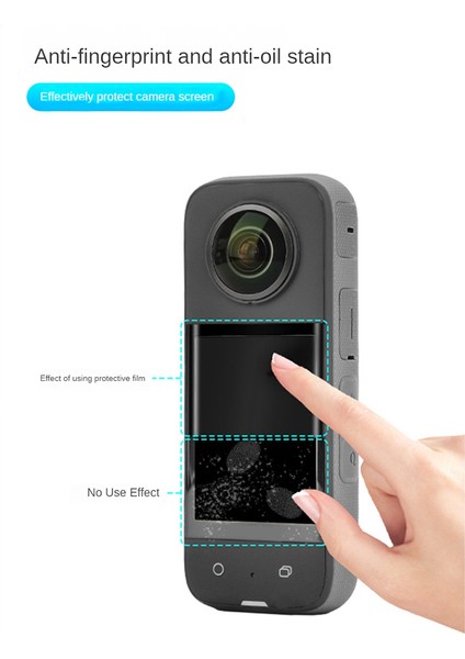 INSTA360X3 Temperli Cam Filmi Hd Ekran Koruyucu 2 Adet Kavisli Koruyucu Film Koruyucular Aksesuarları (Yurt Dışından) modelleri