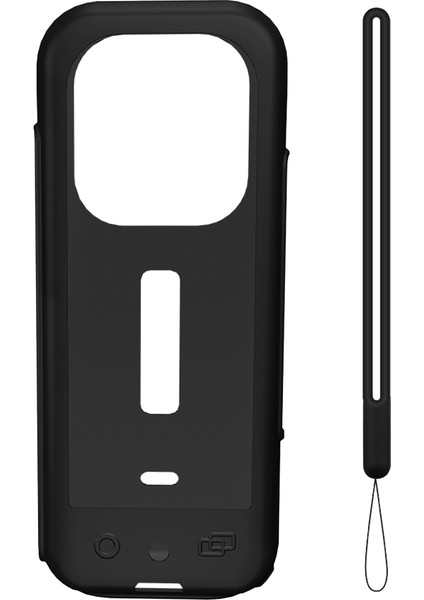 Insta 360 One X3 Kamera Için Vücut Silikon Kılıf Kapak Koruyucu Anti-Scratch Silikon Kılıf Siyah (Yurt Dışından)