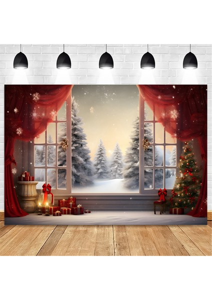 210X150 cm Noel Arka Plan Bezi Noel Ağacı Kar Tanesi Parti Dekorasyon Çocuk Fotoğrafçılığı Arka Plan Bezi, C (Yurt Dışından)