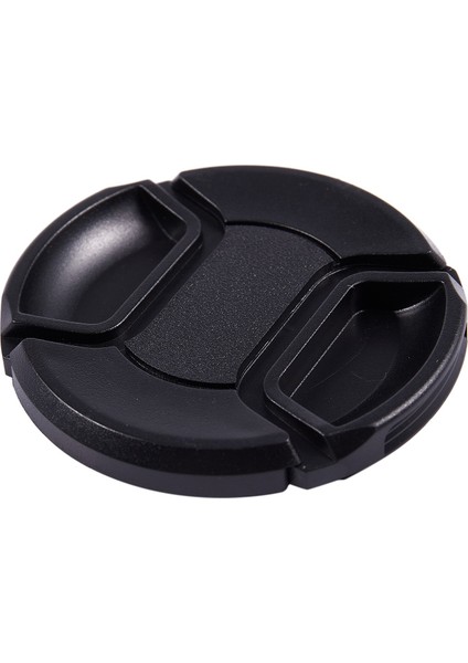 Siyah 62 mm Orta Kıstırma Tasarımlı Ön Lens Kapağı Kapağı (Yurt Dışından)