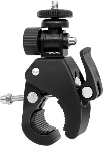 Vidalı Tripod Kelepçe Standı Spor Kamera Tutucu Bisiklet Bağlantı Parçası Klip Tutucu (Yurt Dışından)