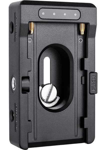 Sony Np-F Tipi Piller Için Kamera Kelepçesi Np-F Pil Adaptör Plakası 12V/7.4V Çıkış Bağlantı Noktası LED Düşük Pil Göstergesi (Yurt Dışından)