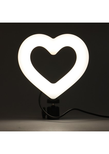 Inç LED Selfie Halka Işığı, Tripod Telefon Tutucu ile Makyaj Canlı Için USB Kısılabilir Fotoğraf Halka Işığı, (A) (Yurt Dışından) indirimleri