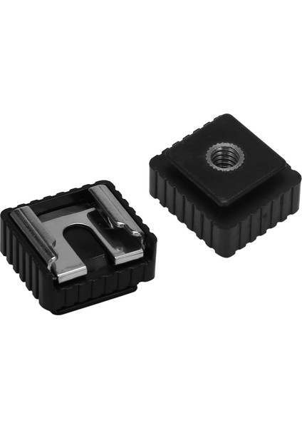 2 Adet Flaş Sıcak Ayakkabı Montaj Adaptörü 1/4 Inç Dişli Stüdyo Işığı Standı Tripod (Yurt Dışından)