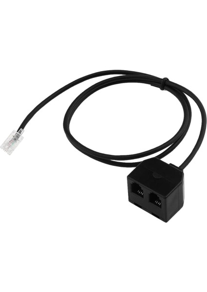 Rj9 4P4C Bir Erkek - Iki Kadın, 1 Erkek ve 2 Kadın Y-Line Telefon Kulaklığı Veya Cep Telefonu Eğitim Makinesi Hatları (Yurt Dışından)