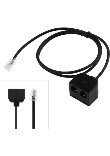 Rj9 4P4C Bir Erkek - Iki Kadın, 1 Erkek ve 2 Kadın Y-Line Telefon Kulaklığı Veya Cep Telefonu Eğitim Makinesi Hatları (Yurt Dışından) modelleri