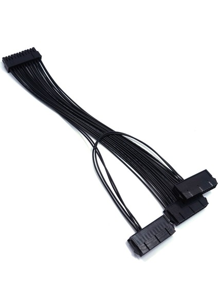 24PIN Çift Psu Güç Uzatma Kablosu Pc Üç Güç Kaynağı Senkronizasyon Kablosu Konektörü 12,6 Inç / 32 cm (Yurt Dışından) modelleri