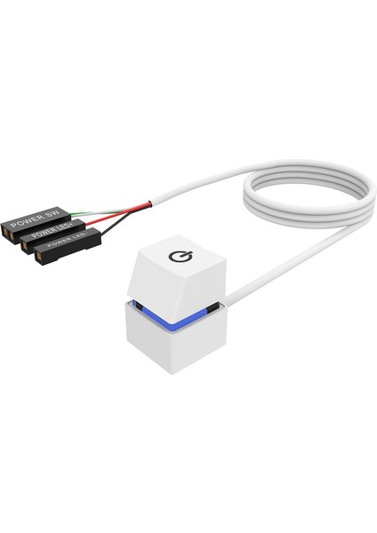 4 M Renkli LED Işıklar Bilgisayar Masaüstü Anahtarı Pc Anakart Harici Başlatma-Güç Açma/kapama Düğmesi Uzatma Kablosu (Yurt Dışından) fiyatları