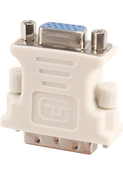 DVI Erkek Adaptör (Dvı - D 24 1) - Dişi VGA (15 Pin) (Yurt Dışından)