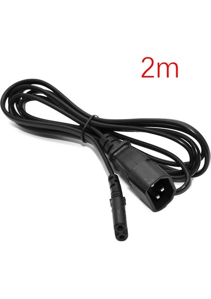 Iec 3-Pin C14 Erkek - C7 Dişi Dönüştürücü Adaptör Kablosu, Pdu Ups Su Isıtıcısı (2.0m) (Yurt Dışından)
