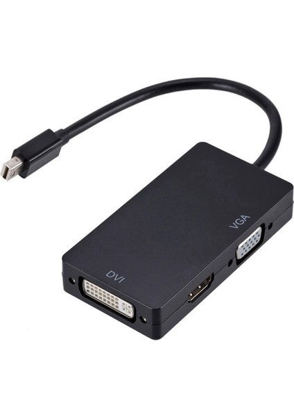 Mini Dp'den HDMI Uyumlu VGA Dvı'ya Üçü Bir Arada Hd Dönüştürücü Mini Dp'den HDMI Uyumlu VGA Dvı'ya (Yurt Dışından)