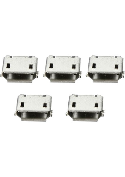 50 Adet Mikro USB Tip B Dişi 5pin Smt Soket Jak Konnektörü Bağlantı Noktası Pcb Kartı (Yurt Dışından)