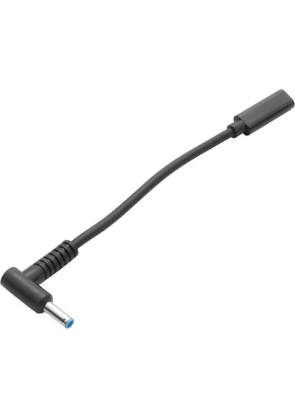 USB Tip C Dişi HP4506 Erkek 90° Adaptör Kablosu 4.5x3.0mm Fiş Dc Güç Dönüştürücü ile Pd Sensör Çipi Hp Dizüstü Bilgisayar Için (Yurt Dışından)