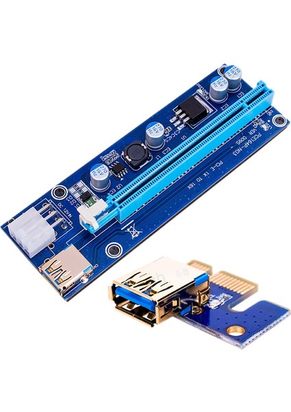 009S Adaptör Kablosu PCI-E1X - 16X Görüntü Kartı Uzatma Kablosu Altın Kaplama Görüntü Kartı Adaptör Panosu Yükseltici (Yurt Dışından)