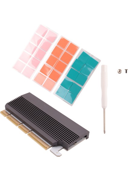 Jeyı Pcı-E 4.0 - M.2 Nvme Protokol Adaptör Kartı Argb Aydınlatma Efektli Tüm Alüminyum Alaşımlı Iletim Hızı 64 Gbps'ye Kadar (Yurt Dışından)