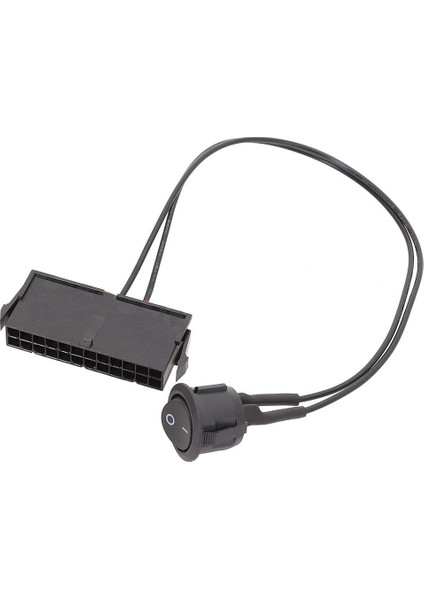 24 Pin Dişi Atx Psu Güç Kaynağı Başlangıç Test Cihazı Başlangıç Jumper Açık Kapalı Anahtar Kablosu 18AWG 30 cm (Yurt Dışından)