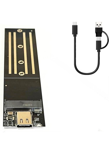 M.2 Ngff Usb3.0 Tip-C Dönüşüm Kartı Sata Katı Hal Diskten Seri Bağlantı Noktasına Mobil Depolama Dönüşüm Kartı (Yurt Dışından)