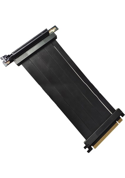 Tam Hızlı Pcıe 4.0 16X Yükseltici Kablo Grafik Kartı Uzatma Kablosu Pcı Express Bağlantı Noktası Gpu Yükseltici Genişletici, 90 Derece 10 cm (Yurt Dışından)