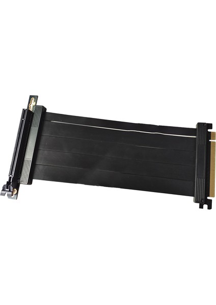 Tam Hızlı Pcıe 4.0 16X Yükseltici Kablo Grafik Kartı Uzatma Kablosu Pcı Express Bağlantı Noktası Gpu Yükseltici Genişletici, 90 Derece 10 cm (Yurt Dışından)