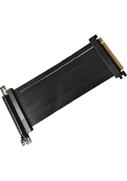 Tam Hızlı Pcıe 4.0 16X Yükseltici Kablo Grafik Kartı Uzatma Kablosu Pcı Express Bağlantı Noktası Gpu Yükseltici Genişletici, 90 Derece 10 cm (Yurt Dışından)