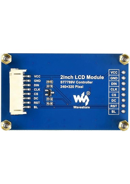Raspberry Pi Pico Için Waveshare 2 Inç IPS LCD Ekran, 65K Rgb Renkler, 320X240 Piksel, Spı Arayüzü Gömülü ST7789VW Sürücüsü (Yurt Dışından)