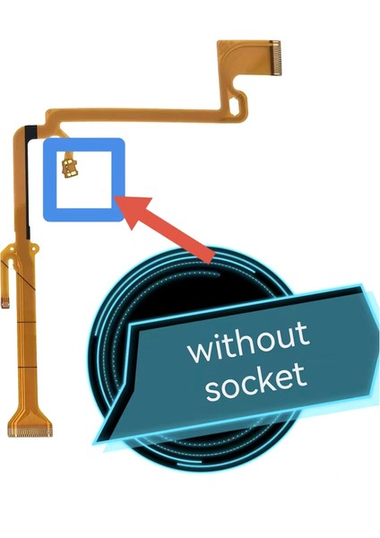 Adet Yeni LCD Döner Mil Flex Kablo Panasonic DMC-FZ150 Dijital Kamera Onarım Bölümü (Soketli) (Yurt Dışından) fırsatları