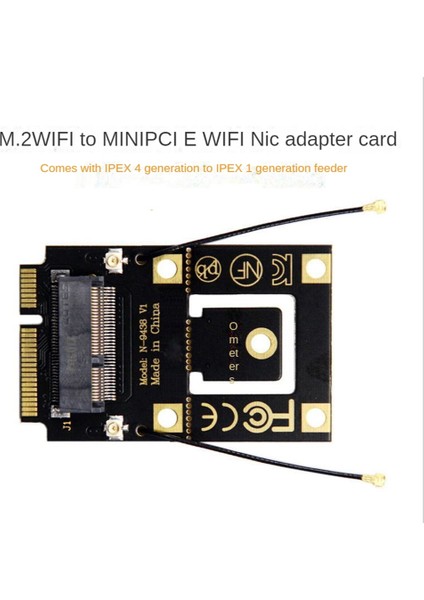 M.2 Ngff Mini Pcı-E (Pcıe + Usb) Adaptörü Için M.2 Wifi Bluetooth Kablosuz Wlan Kartı AX200 9260 8265 8260 Dizüstü Bilgisayar Için (Yurt Dışından)