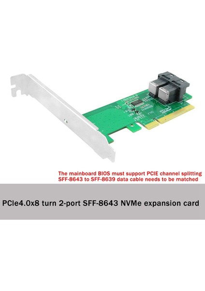 Pcıe4.0 X4 - Tek Bağlantı Noktalı Adaptör Kartı FF-8643 U.2 Nvme Genişletme Kartı Pcıe4.0 Bölünmüş Kart U2 Adaptör Kartı (Yurt Dışından) fırsatları