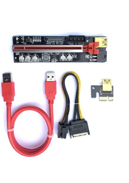 1 Adet VER011-MINI Yükseltici Kart Usb3.0 Yüksek Hızlı Yükseltici 1x Ila 16X Uzatma Kablosu Grafik Kartı Için Pcı-E Yükseltici Madencilik Için (Yurt Dışından)