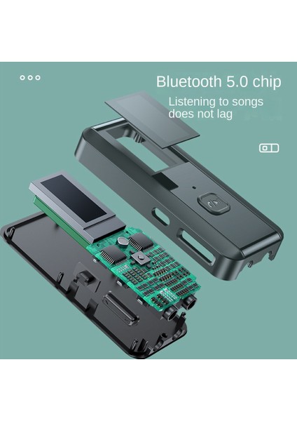 Bluetooth 5.0 Ses Alıcı Verici LCD Ekran Bilgisayar Tv Hoparlörü Için Bluetooth Ses Adaptörü (Yurt Dışından)