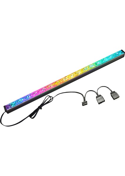 Coolmoon Bilgisayar Rgb Renkli Işık Şeridi 5 V/3pın Manyetik Çok Renkli Rgb LED Lamba ile Alüminyum Şasi Işık (Yurt Dışından)