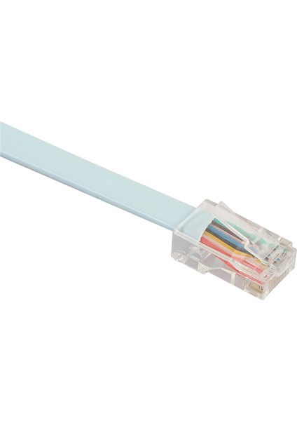 USB Konsol Kablosu RJ45 Cat5 Ethernet RS232 Db9 Com Bağlantı Noktası Seri Dişi Rollover Yönlendiriciler Ağ Adaptör Kablosu 1.8 M (Yurt Dışından)