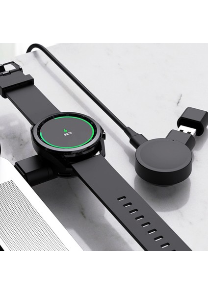 Dock Şarj Adaptörü Kablosuz USB Şarj Kablosu Standı Samsung Galaxy Watch5 Pro Izle 5 Izle 4 44MM 40MM Klasik 4 (Yurt Dışından) indirimleri