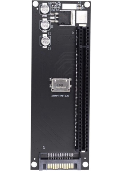 Pcıe - SFF-8611 Adaptörü, Oculink SFF-8611 - Pcıe Pcı-Express 16X 4x Adaptörü, Anakart Grafikleri Için Sata Güç Bağlantı Noktasına Sahip (Yurt Dışından)