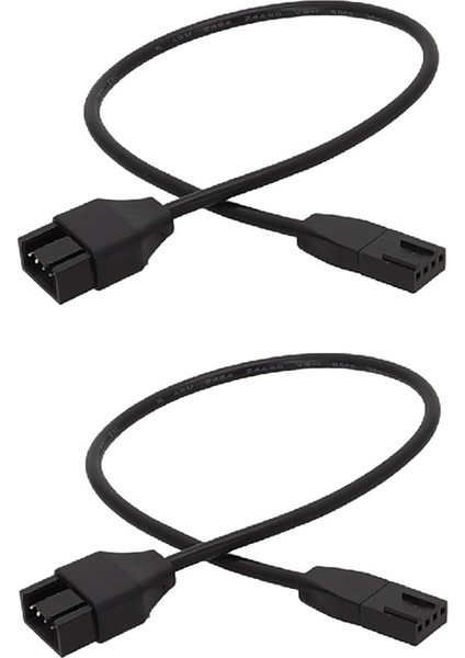 Adet Soğutma Fanı Uzatma Kablosu Bilgisayar Soğutma Fanı Pwm Sıcaklık Kontrolü 4-Pin Uzatma Kablosu Fan Uzatma Kablosu (Yurt Dışından)