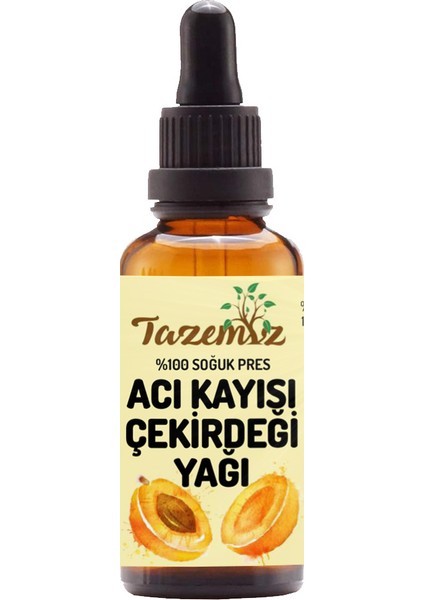 Acı Kayısı Çekirdeği Yağı -Soğuk Sıkım