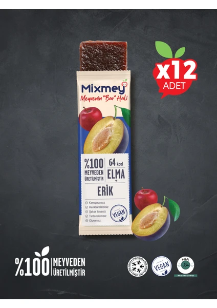 Meyve Bar Erik 20 gr*12'li