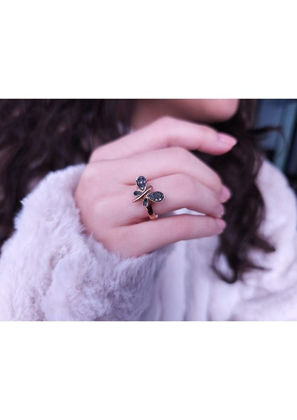 Siyah Pırlanta Yusufçuk Yüzük 0401R0193 indirimleri