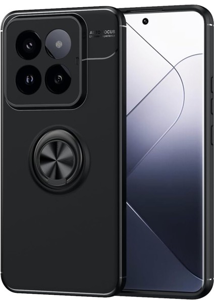 Xiaomi 14 Global Focus Serisi Yüzük Standlı Silikon Kılıf