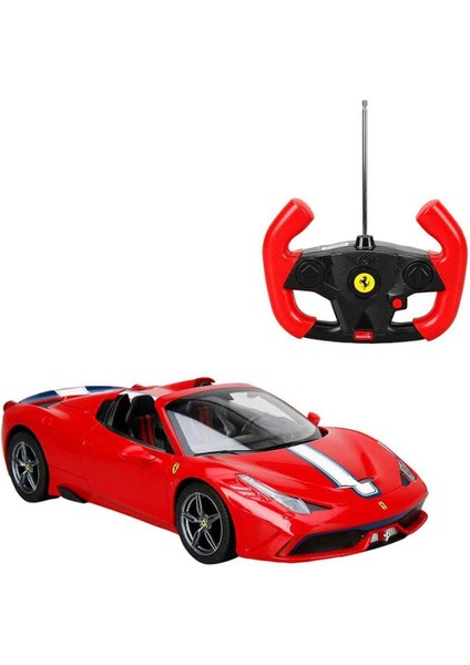 1:14 Ferrari 458 Speciale Uzaktan Kumandalı Işıklı Araba - Kırmızı