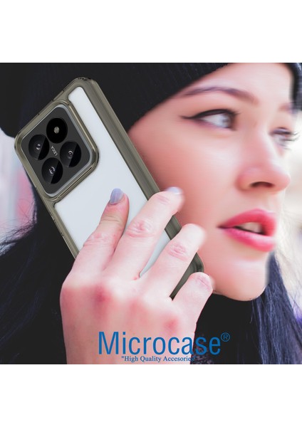 Xiaomi 14 Pro Global Shield Serisi Darbeye Dayanıklı Yarı Esnek Plastik Tpu Kılıf