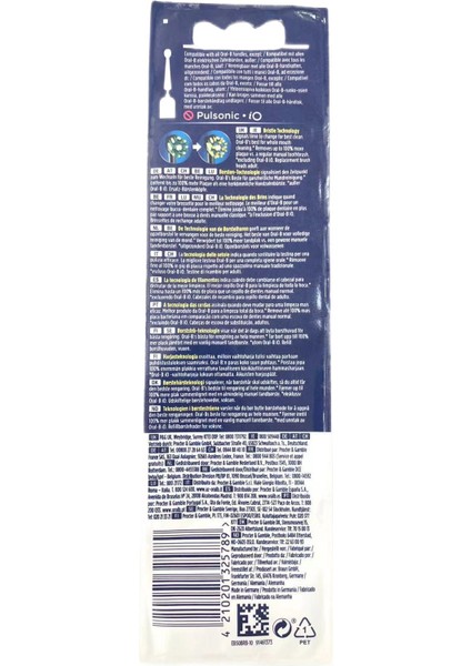 Oral B Çapraz Eylem Yedek Yedek Fırça Kafaları Elektrikli Diş Fırçası Almanya'dan 10 Sayım (Yurt Dışından) fiyatları