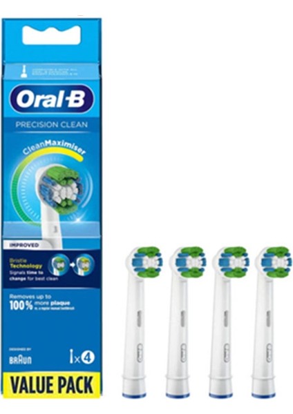 Oral B Hassas Temiz Yedek Diş Fırçası Fırça Kafaları Almanya'dan 4 Sayım (Yurt Dışından)