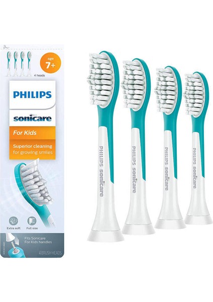 Sonicare Kids 7+ Yedek Diş Fırçası Başlıkları Için, HX6034/94,4'LÜ Set (Yurt Dışından)