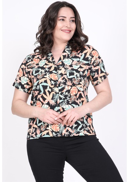 Desenli Kısa Kollu Gömlek fırsatları