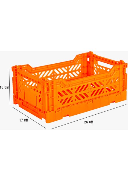 Aykasa 261710 Minibox Neon Orange Katlanabilir Kasa