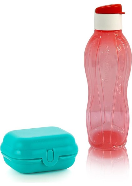 Eco Şişe Suluk 750 ml Kor Pırıltı & Eco+ Mini Taşıma Kabı