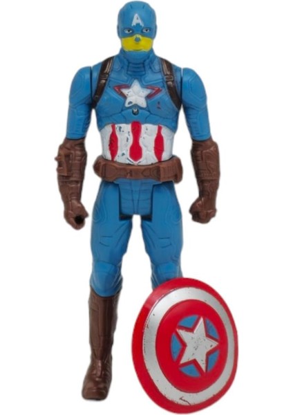 Ethem Oyuncak 5'li Süper Kahramanlar Pvc Oyun Seti 2156-P5, Hulk Ironman Captain America Spiderman Batman